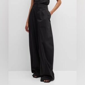 Altuzarra Tyr Wide-Leg Pleated Pants Size 34